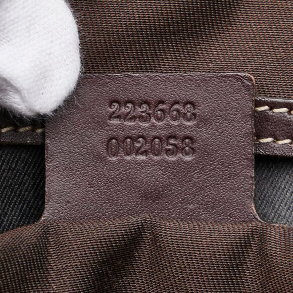 GUCCI Brown Leather Tote Bag - Picture 10 of 12